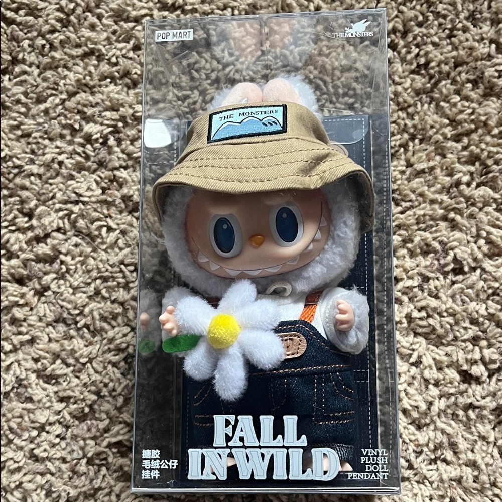 Pop Mart Fall in Wild Vinyl Plush Doll with Tan Hat